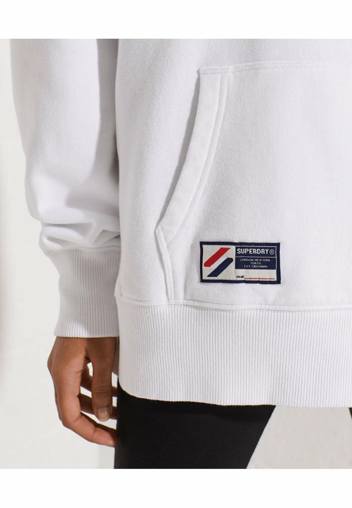 Superdry CITY COLLEGE - Hoodie - Optic 4 Superdry CITY COLLEGE - Hoodie - Optic - Image 4