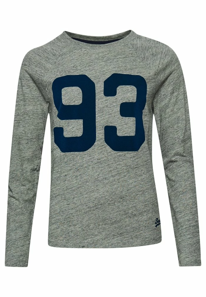 Superdry LONG SLEEVE - Long Sleeved Top - Athletic Grey Marl 5 Superdry LONG SLEEVE - Long Sleeved Top - Athletic Grey Marl - Image 5