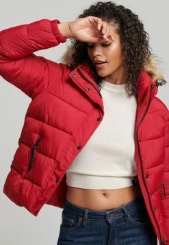 Superdry HOODED MID LAYER - Winter Jacket - Red 10 Superdry HOODED MID LAYER - Winter Jacket - Red -Superdry Shop 40ffa01276704e8baf41a55fad964123