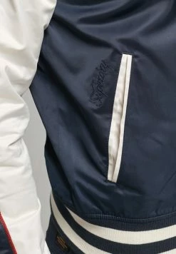 Superdry VINTAGE SUIKAJAN - Bomber Jacket - Eclipse Navy -Superdry Shop 411639b2b00b41b8a37d803dab18a819