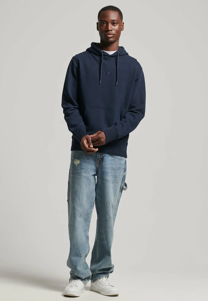 Superdry LOGO CLUB - Hoodie - Deep Navy 2 Superdry LOGO CLUB - Hoodie - Deep Navy - Image 2