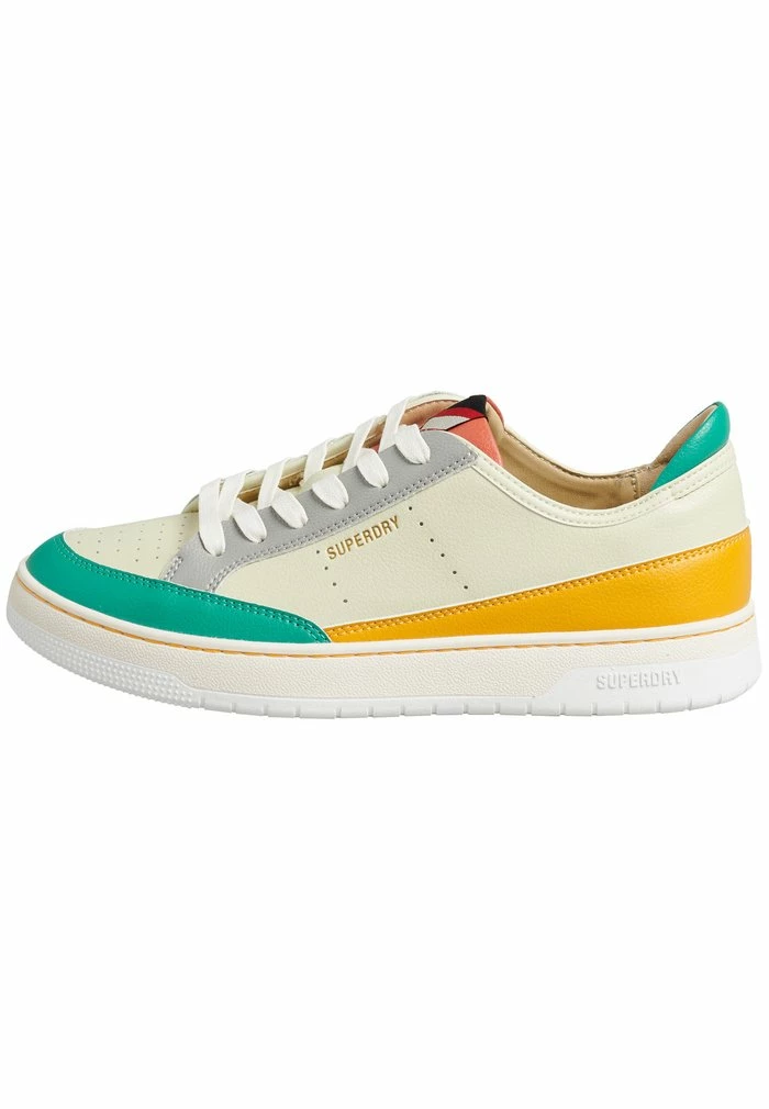 Superdry VINTAGE - Trainers - Mustard Grey Teal 1 Superdry VINTAGE - Trainers - Mustard Grey Teal
