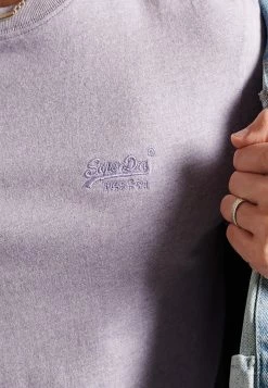 Superdry VINTAGE - Basic T-shirt - Pale Lilac Marl 6 Superdry VINTAGE - Basic T-shirt - Pale Lilac Marl -Superdry Shop 41f2f9a307ba48dca9269fa59fd73a13