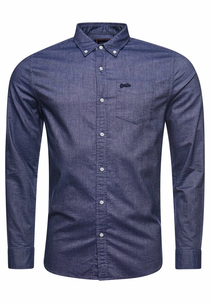 Superdry VINTAGE OXFORD - Shirt - Lauren Navy 5 Superdry VINTAGE OXFORD - Shirt - Lauren Navy - Image 5