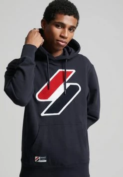 Superdry CHENILLE - Hoodie - Deep Navy