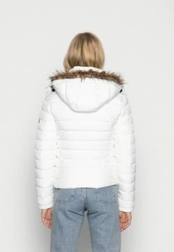 Superdry CLASSIC FUJI JACKET - Winter Jacket - White -Superdry Shop 422c79c11e6c46949307ed0aa6383ff3