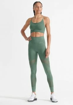 Superdry TRAINING SEAMLESS CONTOUR - Sports Bra - Military Duck