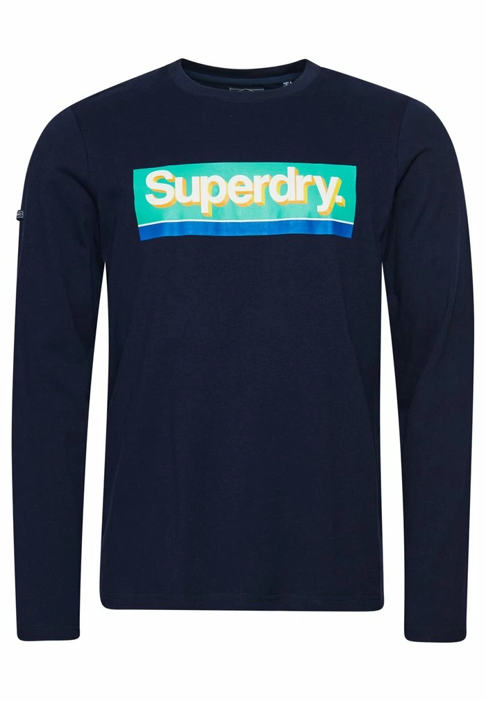 Superdry VINTAGE CORE LOGO SEASONAL - Long Sleeved Top - Atlantic Navy 5 Superdry VINTAGE CORE LOGO SEASONAL - Long Sleeved Top - Atlantic Navy - Image 5