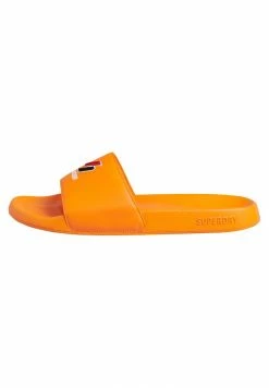Superdry CODE ESSENTIAL - Pool Slides - Denver Orange
