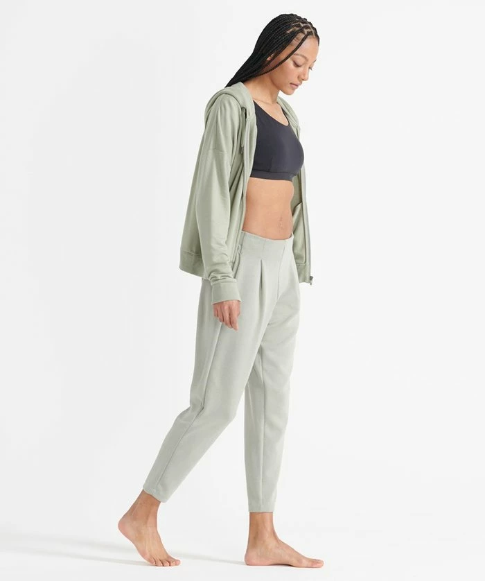 Superdry Zip-up Sweatshirt - Seagrass 2 Superdry Zip-up Sweatshirt - Seagrass - Image 2