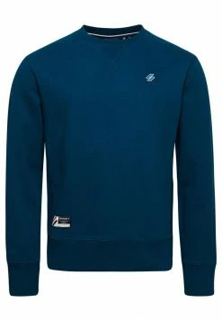 Superdry ESSENTIAL CREW - Sweatshirt - Sailor Blue -Superdry Shop 429b0bb2a1c94cfb8f35249e6d43283f