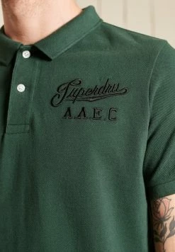 Superdry SUPERSTATE SHORT SLEEVE - Polo Shirt - Jungle Green -Superdry Shop 433fd652e8aa4f3390d6dbbd6eea595d