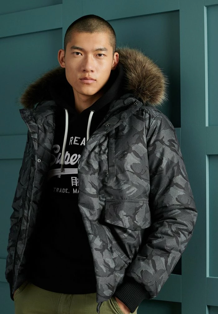 Superdry EVEREST - Winter Jacket - Ink Ticking 2 Superdry EVEREST - Winter Jacket - Ink Ticking - Image 2