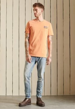 Superdry VINTAGE LOGO AMERICAN CLASSIC - Print T-shirt - Spiced Orange
