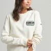 Superdry VINTAGE TRAVEL - Sweatshirt - Couture White