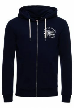 Superdry SCRIPT STYLE COLLEGE - Zip-up Sweatshirt - Nautical Navy -Superdry Shop 43a8b47843a4440c80096cf5cebd0902