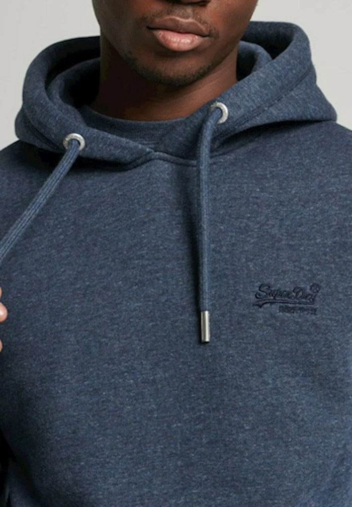 Superdry VINTAGE - Hoodie - Vintage Navy Marl 3 Superdry VINTAGE - Hoodie - Vintage Navy Marl - Image 3