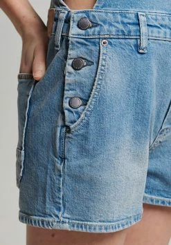 Superdry VINTAGE - Dungarees - Mid Indigo Used -Superdry Shop 43c4986746f14adcb02175f3c6931a02