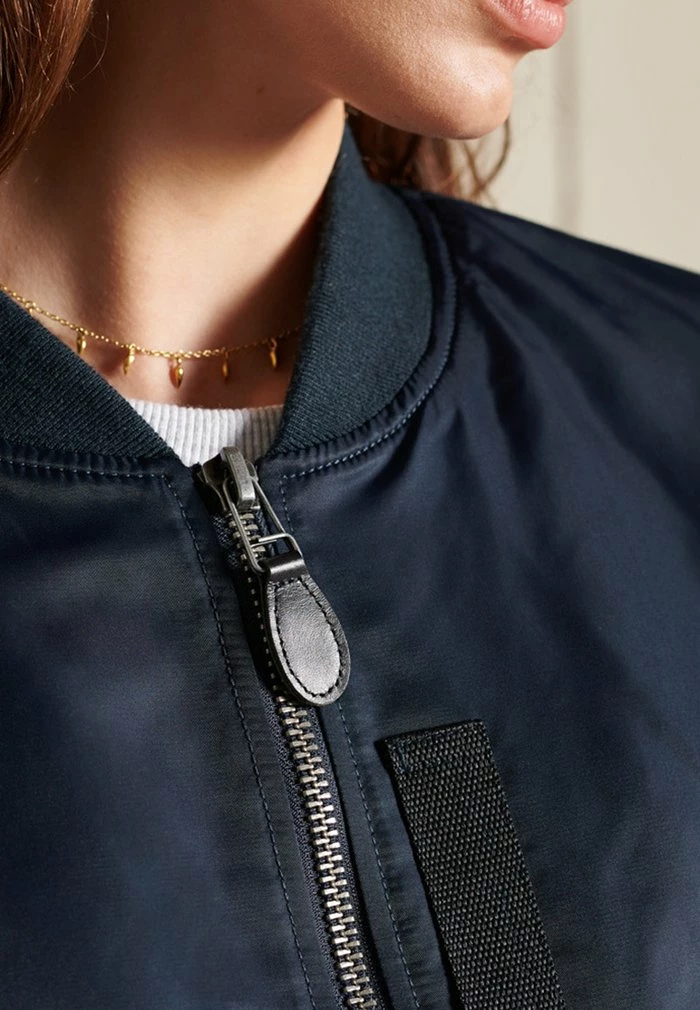 Superdry Bomber Jacket - Nordic Chrome Navy 4 Superdry Bomber Jacket - Nordic Chrome Navy - Image 4
