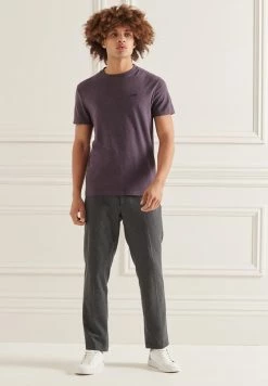 Superdry Basic T-shirt - Rich Purple Marl