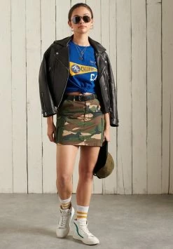 Superdry ATHLETIC ASSOCIATION CALIFORNIA GRAPHIC - Print T-shirt - Mazarine Blue