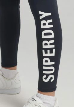 Superdry CODE LOGO ELASTIC - Leggings - Trousers - Deep Navy 10 Superdry CODE LOGO ELASTIC - Leggings - Trousers - Deep Navy -Superdry Shop 44cd88012adc4599a1c6bbe41bdf377a