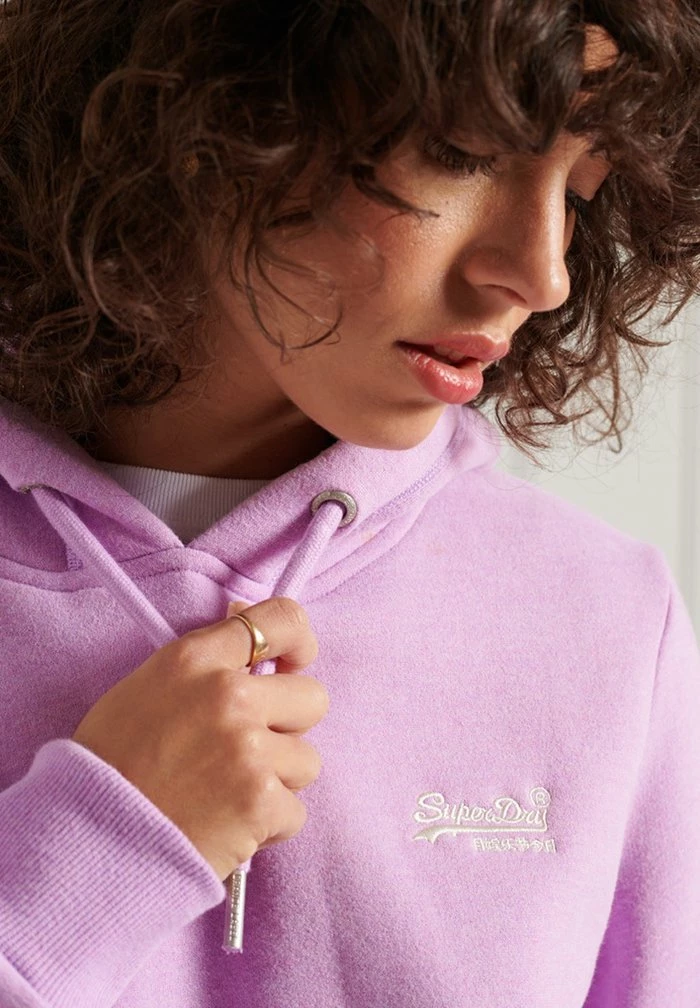 Superdry ORANGE LABEL - Hoodie - Lavender Marl 2 Superdry ORANGE LABEL - Hoodie - Lavender Marl - Image 2