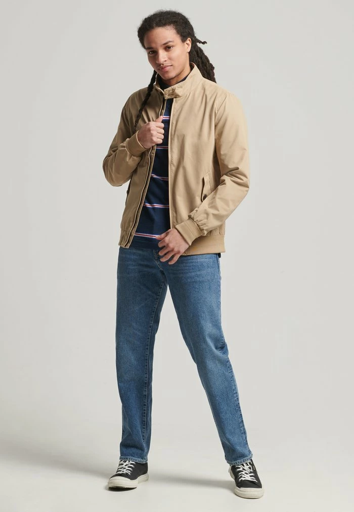 Superdry HARRINGTON - Summer Jacket - Tan 2 Superdry HARRINGTON - Summer Jacket - Tan - Image 2