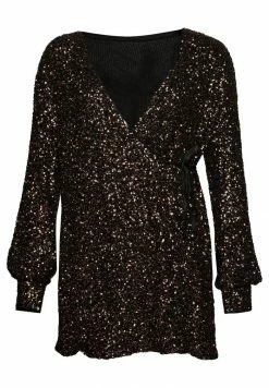 Superdry SLEEVED - Cocktail Dress / Party Dress - Bronze Mega Sequin -Superdry Shop 454d78e4a0144e148fa24db864ca0523