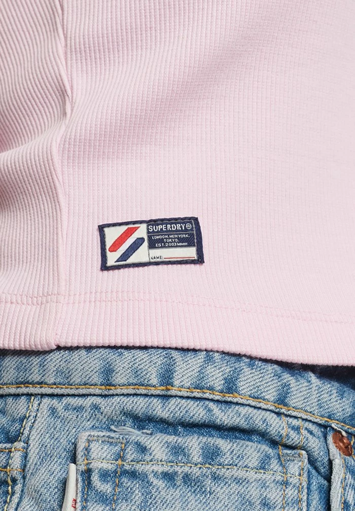 Superdry CODE ESSENTIAL - Top - Roseate Pink 4 Superdry CODE ESSENTIAL - Top - Roseate Pink - Image 4