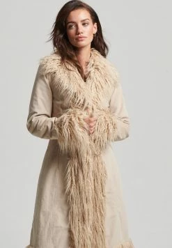 Superdry AFGHAN - Winter Coat - Stone Wash Taupe Brown -Superdry Shop 4599d6192cbc400b86486f0bc1593ec8