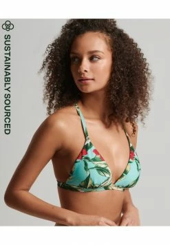 Superdry VINTAGE T BACK - Bikini Top - Mint Indo Leaf