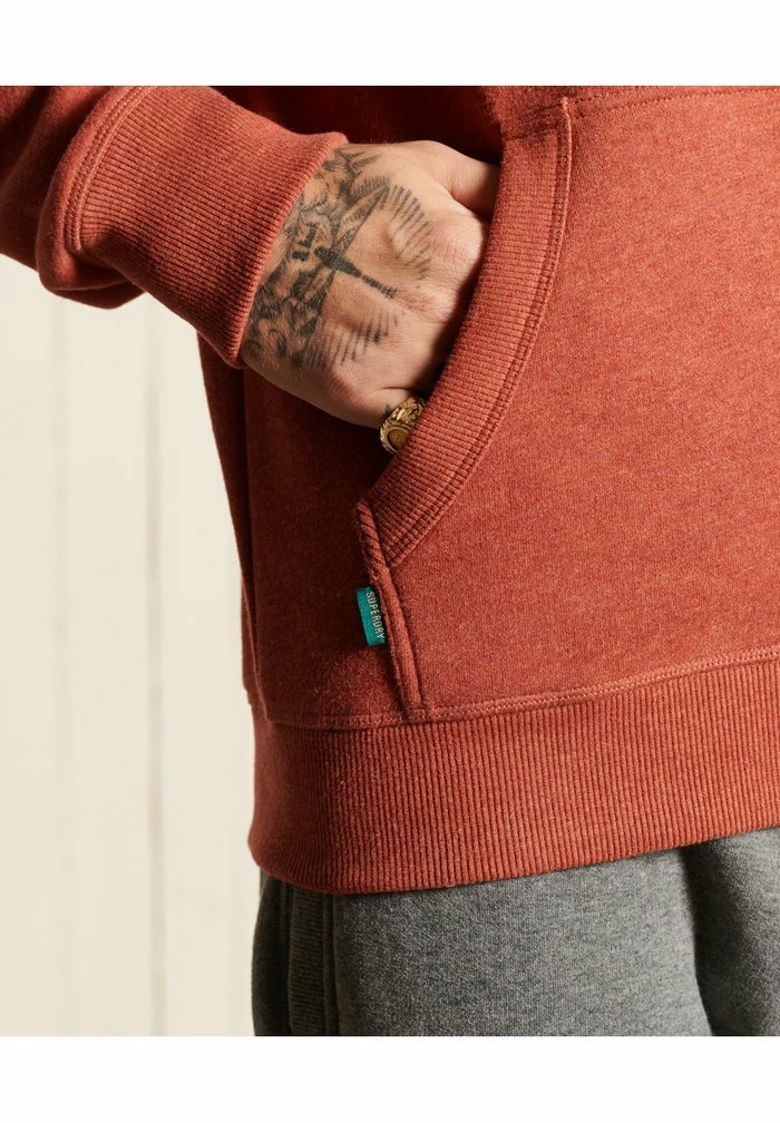 Superdry Zip-up Sweatshirt - Spiced Marl 4 Superdry Zip-up Sweatshirt - Spiced Marl - Image 4