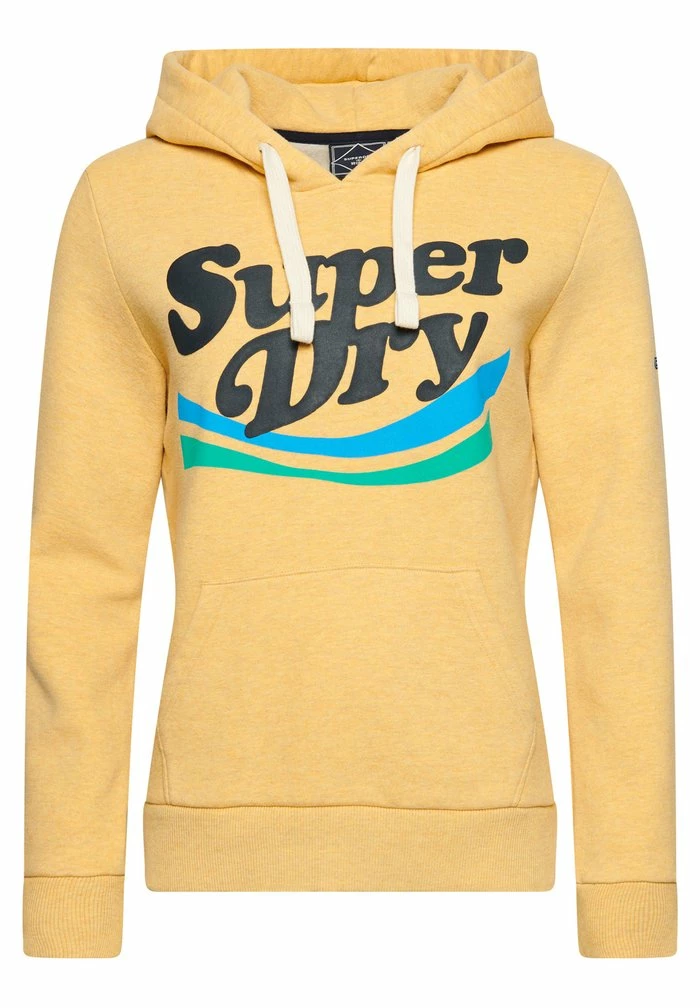 Superdry VINTAGE COOPER NOSTALGIA - Hoodie - Ochre Marl 4 Superdry VINTAGE COOPER NOSTALGIA - Hoodie - Ochre Marl - Image 4