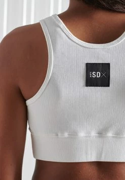 Superdry SDX LIMITED EDITION CROP - Top - Optic -Superdry Shop 464ebf63faaf480787a66e58ec55e1c6