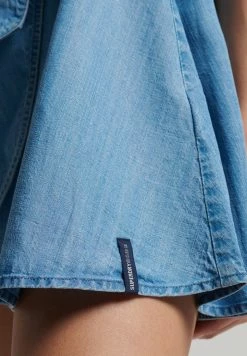 Superdry Denim Dress - Light Wash 8 Superdry Denim Dress - Light Wash -Superdry Shop 4677cee258a34e81bfa2e96eab7cb044
