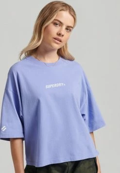 Superdry CORE - Print T-shirt - Jacaranda