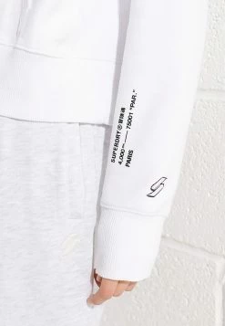 Superdry INDEPENDENT LOGO FOIL - Sweatshirt - Optic -Superdry Shop 46ae97356529437aae00c77ef53a95c3