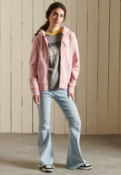 Superdry PRIDE IN - Zip-up Sweatshirt - Soft Pink