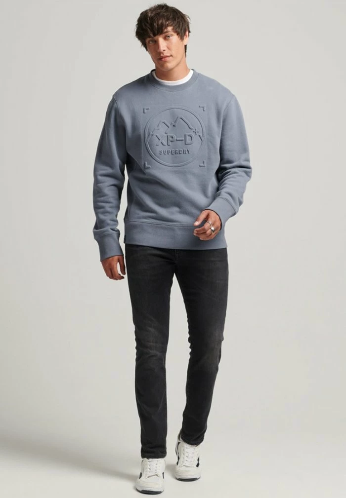 Superdry EXPEDITION CREW - Sweatshirt - Folkstone Grey 2 Superdry EXPEDITION CREW - Sweatshirt - Folkstone Grey - Image 2