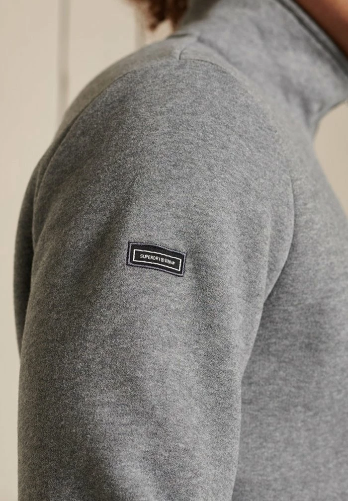 Superdry Sweatshirt - Rich Charcoal Marl 3 Superdry Sweatshirt - Rich Charcoal Marl - Image 3