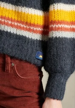 Superdry ALPACA BLEND STRIPE - Cardigan - Eclipse Navy Stripe 10 Superdry ALPACA BLEND STRIPE - Cardigan - Eclipse Navy Stripe -Superdry Shop 477be8fcb3bb47768b4d771852f1801b