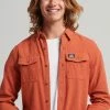Superdry TRAILSMAN FLANNEL - Shirt - Burnt Orange