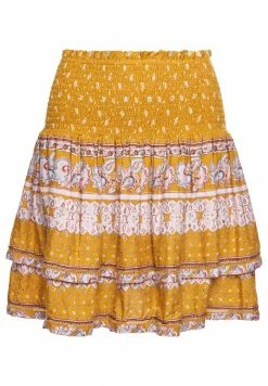 Superdry A-line Skirt - Ochre