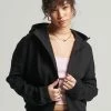 Superdry CODE TECH HUPPARI - Zip-up Sweatshirt - Black
