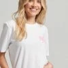 Superdry STYLE - Print T-shirt - Optic Slub