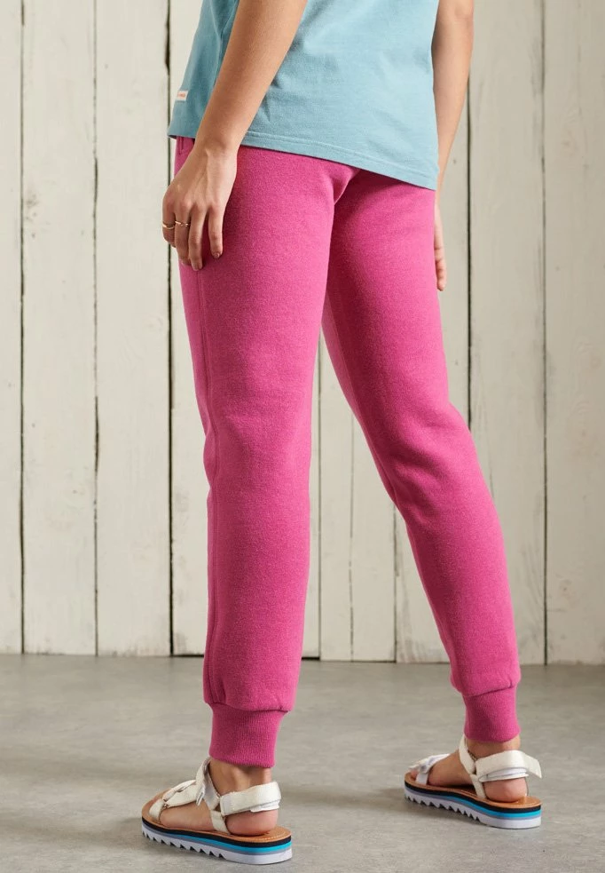 Superdry Tracksuit Bottoms - Magenta Marl 2 Superdry Tracksuit Bottoms - Magenta Marl - Image 2