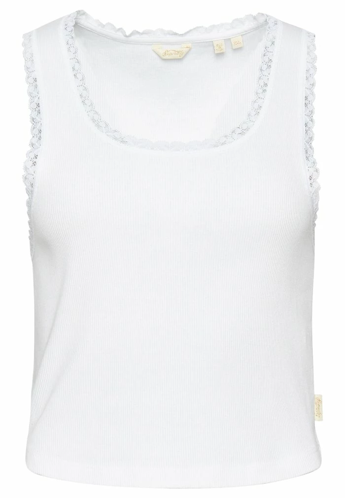 Superdry VINTAGE TRIM - Top - White 5 Superdry VINTAGE TRIM - Top - White - Image 5