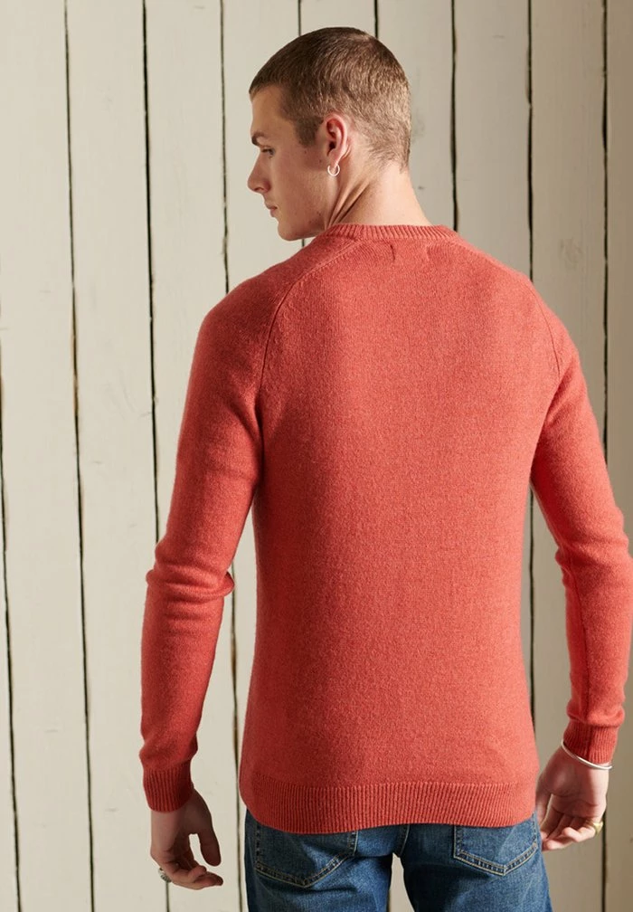 Superdry HARLO - Jumper - Warm Orange 2 Superdry HARLO - Jumper - Warm Orange - Image 2