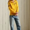 Superdry SCRIPT STYLE COLLEGE - Zip-up Sweatshirt - Golden Rod